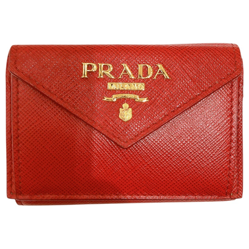 プラダ PRADA コンパクトウォレット サフィアーノ レディース 三つ折り財布