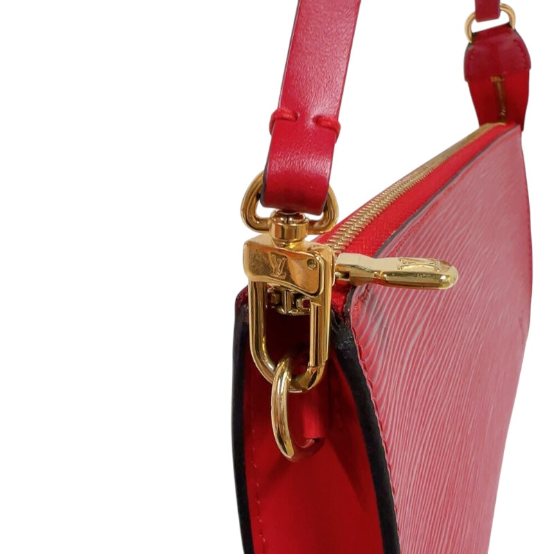ルイ・ヴィトン LOUIS VUITTON ポシェット・アクセソワール M52947 カスティリアンレッド  エピレザー レディース ハンドバッグ