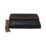 グッチ GUCCI グッチシマ　コンパクトウォレット 256442 ブラック グッチシマ　レザー レディース 三つ折り財布