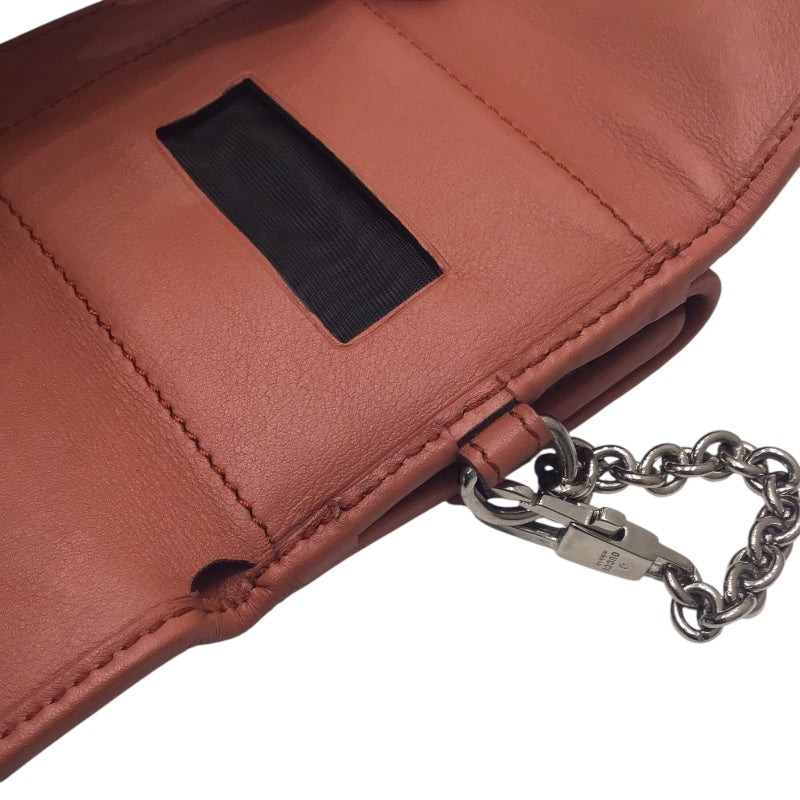 グッチ GUCCI グッチシマ　コンパクトウォレット 256442 ブラック グッチシマ　レザー レディース 三つ折り財布