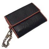 グッチ GUCCI グッチシマ　コンパクトウォレット 256442 ブラック グッチシマ　レザー レディース 三つ折り財布
