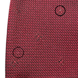 ルイ・ヴィトン LOUIS VUITTON ロゴネクタイ レッド シルク メンズ ネクタイ