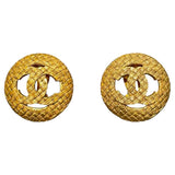 シャネル CHANEL ココマークラウンドイヤリング GP ジュエリー
