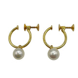 ミキモト MIKIMOTO パールイヤリング K18YG/P ジュエリー