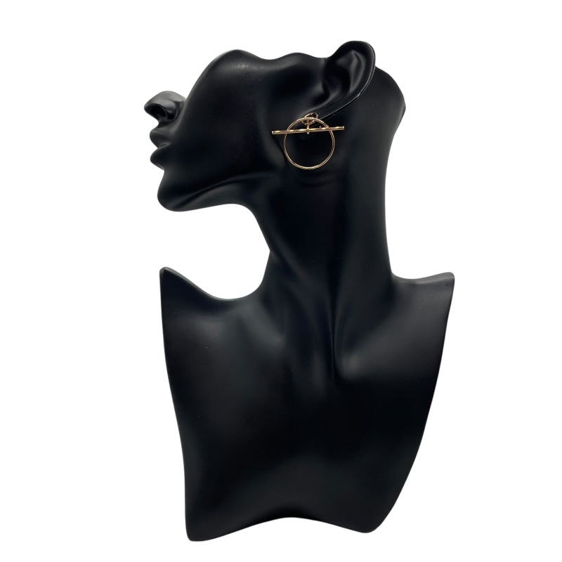 エルメス HERMES エシャペループピアス ピンクゴールド Au750 ジュエリー