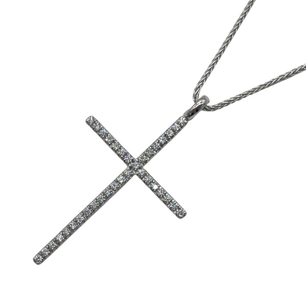 ダミアーニ DAMIANI ミステリークロスダイヤネックレス K18WG/D ジュエリー