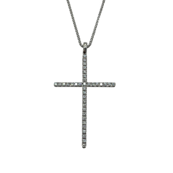 ダミアーニ DAMIANI ミステリークロスダイヤネックレス K18WG/D ジュエリー
