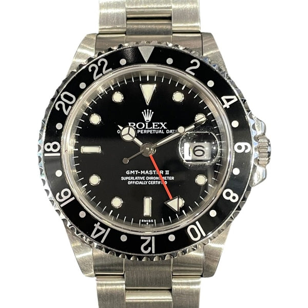 ロレックス ROLEX GMTマスター2  16710 ブラック SS 自動巻き メンズ 腕時計