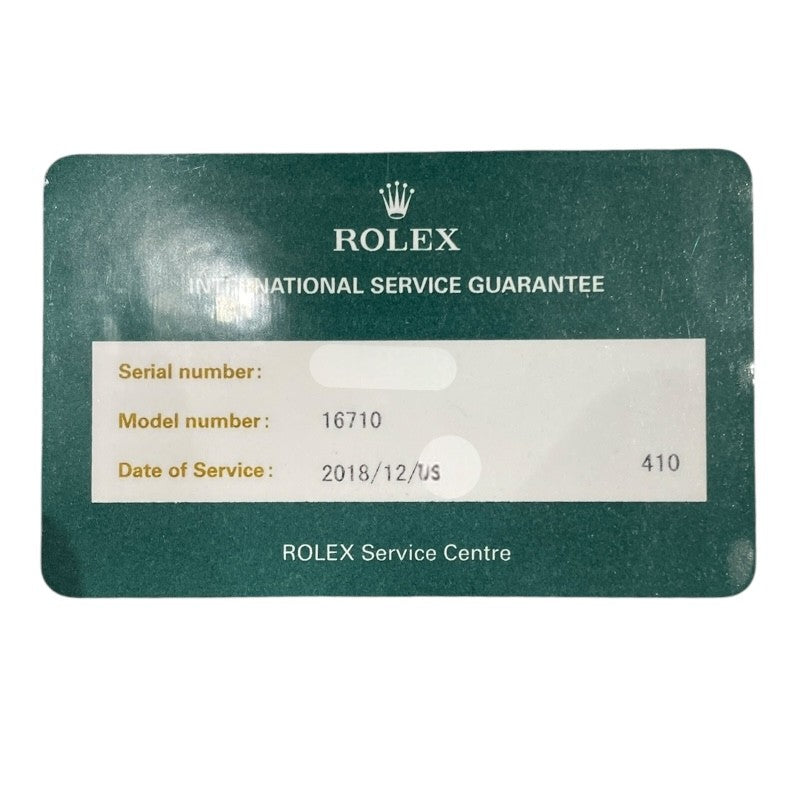 ロレックス ROLEX GMTマスター2 16710 ブラック SS 自動巻き メンズ 腕時計