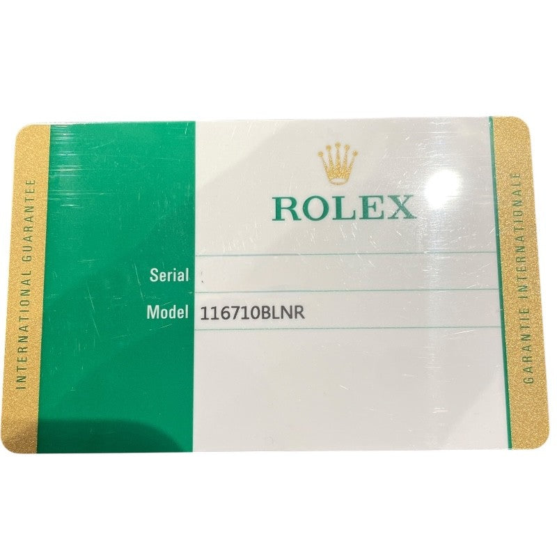 ロレックス ROLEX GMTマスター2 116710BLNR ブラック SS 自動巻き メンズ 腕時計