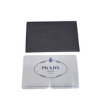 プラダ PRADA ロングウォレット グレー サフィアーノレザー レディース 長財布