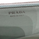プラダ PRADA ロングウォレット グレー サフィアーノレザー レディース 長財布