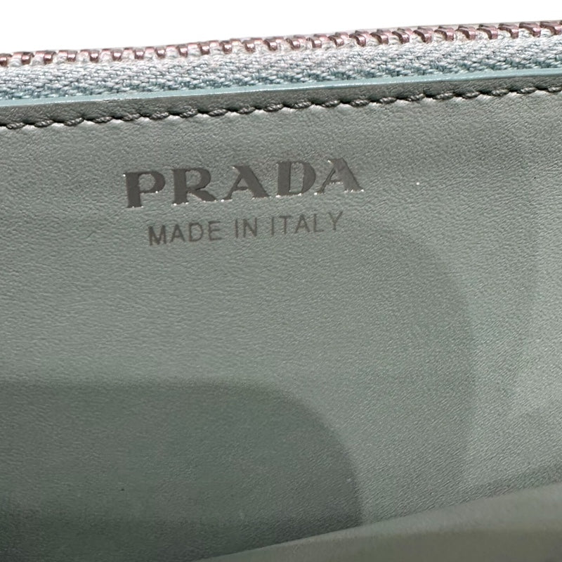 プラダ PRADA ロングウォレット グレー サフィアーノレザー