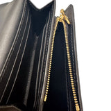 プラダ PRADA ロングウォレット グレー サフィアーノレザー レディース 長財布