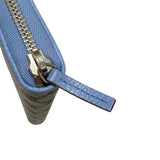 グッチ GUCCI ラウンドロングウォレット 363423 スカイブルー GGキャンバス レディース 長財布