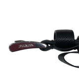 プラダ PRADA サフィアーノポーチ付きベルト34/85 1CM237 ブラック・ゴールド金具 サファイア サフィアールザー・ナイロン レディース ベルト