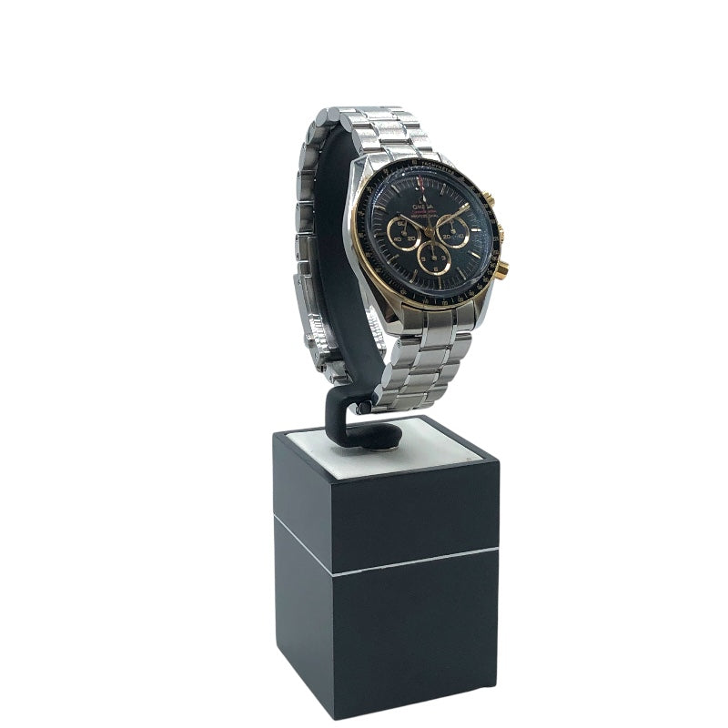 オメガ OMEGA スピードマスター東京オリンピック2020 522.20.42.30.01.001 ブラック ステンレススチール K18/SS 手巻き メンズ 腕時計