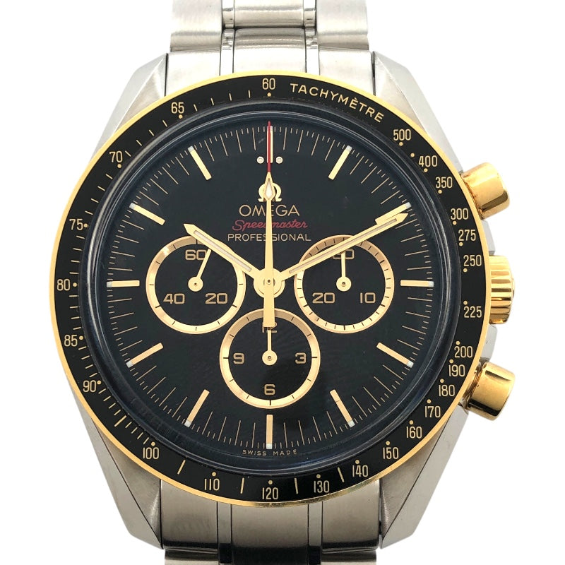 オメガ OMEGA スピードマスター東京オリンピック2020 522.20.42.30.01.001 ブラック ステンレススチール K18/SS 手巻き メンズ 腕時計
