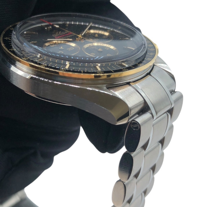 オメガ OMEGA スピードマスター東京オリンピック2020 522.20.42.30.01.001 ブラック ステンレススチール K18/SS 手巻き メンズ 腕時計