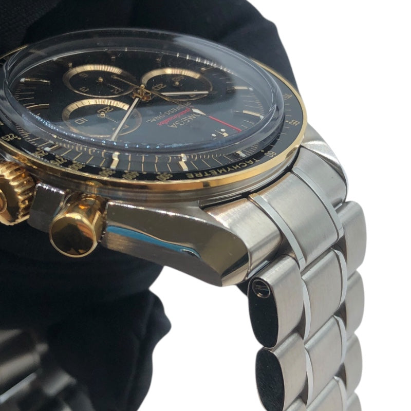 オメガ OMEGA スピードマスター東京オリンピック2020 522.20.42.30.01.001 ブラック ステンレススチール K18/SS 手巻き メンズ 腕時計
