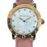 ブルガリ BVLGARI ブルガリブルガリホワイトシェル BBLP33SG(BBL33WSPGL/12) ホワイト PG/SS レディース 腕時計