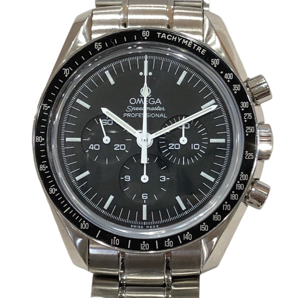 オメガ OMEGA スピードマスタームーンウォッチ プロフェッショナル 311.30.42.30.01.006 ブラック SS 手巻き メンズ 腕時計