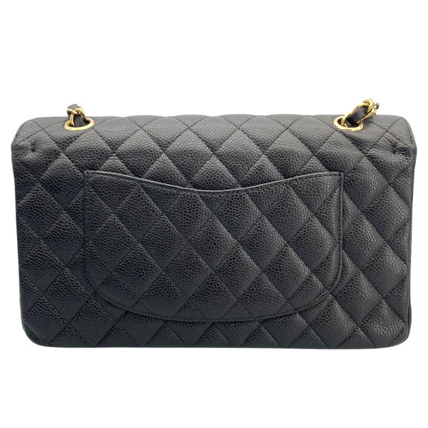 シャネル CHANEL マトラッセ25 A01112 13番台 ブラック ゴールド金具 キャビアスキン レディース ショルダーバッグ