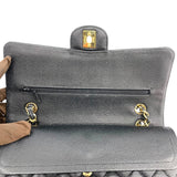 シャネル CHANEL マトラッセ25 A01112 13番台 ブラック ゴールド金具 キャビアスキン レディース ショルダーバッグ