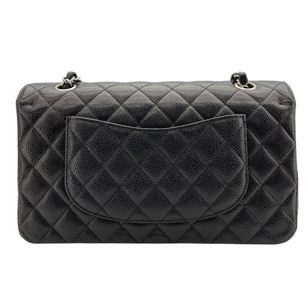 シャネル CHANEL マトラッセ25 A01112　26番台 ブラック　シルバー金具 キャビアスキン レディース ショルダーバッグ