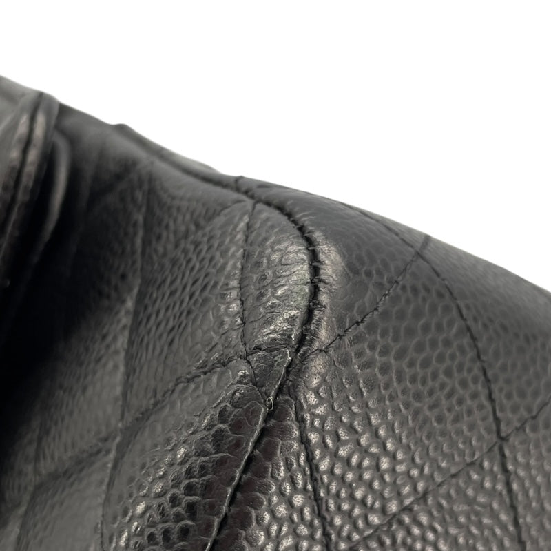 シャネル CHANEL マトラッセ25 A01112　26番台 ブラック　シルバー金具 キャビアスキン レディース ショルダーバッグ