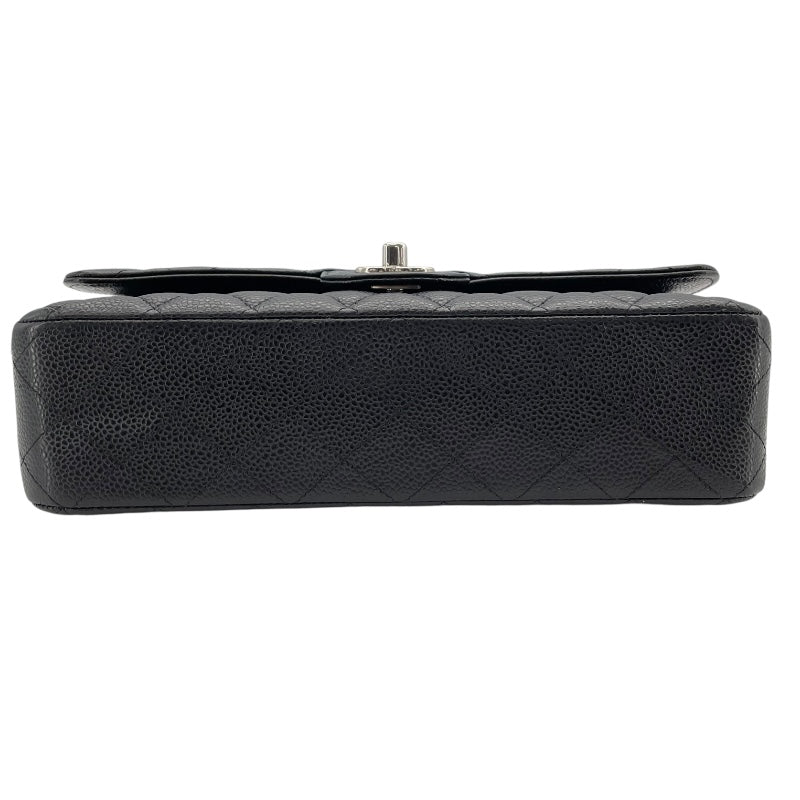 シャネル CHANEL マトラッセ25 A01112　26番台 ブラック　シルバー金具 キャビアスキン レディース ショルダーバッグ