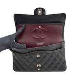 シャネル CHANEL マトラッセ25 A01112　26番台 ブラック　シルバー金具 キャビアスキン レディース ショルダーバッグ
