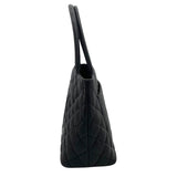 シャネル CHANEL 復刻トート A01804 7番台 ブラック シルバー金具 キャビアスキン レディース ハンドバッグ