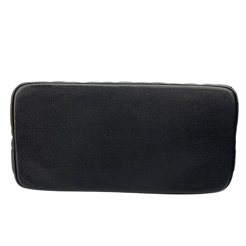 シャネル CHANEL 復刻トート A01804 8番台 ブラック ゴールド金具 キャビアスキン レディース ハンドバッグ