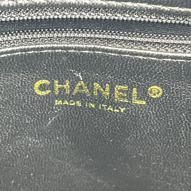 シャネル CHANEL 復刻トート A01804 8番台 ブラック ゴールド金具 キャビアスキン レディース ハンドバッグ