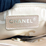 シャネル CHANEL ワイルドステッチトートバッグ 9番台 ベージュ カーフ レディース トートバッグ