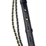 シャネル CHANEL ガブリエル ドゥ シャネル ホーボー ラージ A93824 24番台 ボルドー×ネイビー フェルト/カーフ レディース ショルダーバッグ