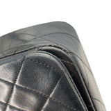 シャネル CHANEL マトラッセシングルフラップ A02500 1番台 ブラック ゴールド金具 ラムスキン レディース ショルダーバッグ