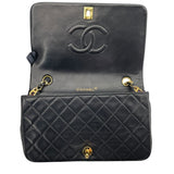 シャネル CHANEL マトラッセシングルフラップ A02500 1番台 ブラック ゴールド金具 ラムスキン レディース ショルダーバッグ