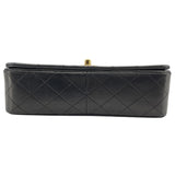 シャネル CHANEL マトラッセシングルフラップ A02500 1番台 ブラック ゴールド金具 ラムスキン レディース ショルダーバッグ