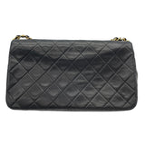 シャネル CHANEL マトラッセシングルフラップ A02500 1番台 ブラック ゴールド金具 ラムスキン レディース ショルダーバッグ