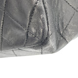 シャネル CHANEL マトラッセ シングルフラップ ブラック GD金具 ラム レディース ショルダーバッグ