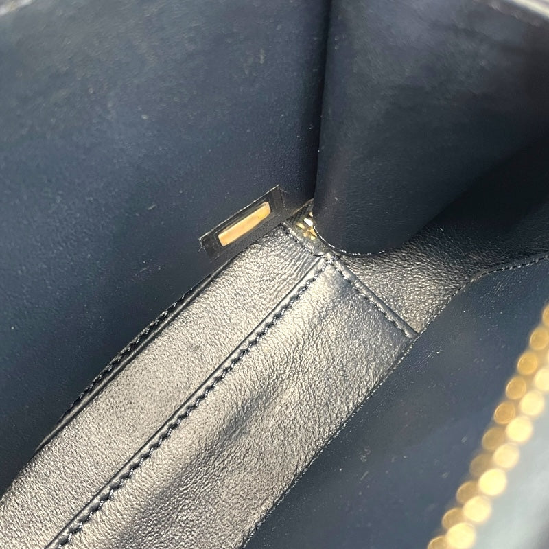 シャネル CHANEL CCフィリグリースモールバニティ A93342 26番台 ネイビー GD金具 キャビアスキン レディース ショルダーバッグ