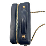 シャネル CHANEL CCフィリグリースモールバニティ A93342 26番台 ネイビー GD金具 キャビアスキン レディース ショルダーバッグ