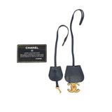 シャネル CHANEL CCフィリグリースモールバニティ A93342 26番台 ネイビー GD金具 キャビアスキン レディース ショルダーバッグ