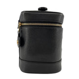 シャネル CHANEL バニティ A01998 7番台 ブラック ゴールド金具 キャビアスキン レディース ハンドバッグ