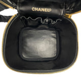 シャネル CHANEL バニティ A01998 3番台 ブラック ゴールド金具 キャビアスキン レディース ハンドバッグ