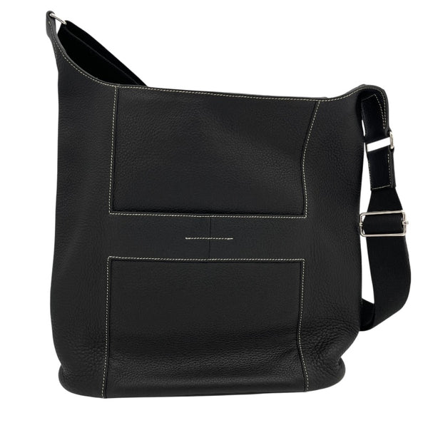 エルメス HERMES グッドニュースGM □L刻 ブラック SV金具 トリヨン メンズ ショルダーバッグ