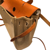 エルメス HERMES エールバッグアドPM □B刻 ナチュラル トワル・レザー レディース リュック・デイパック