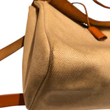 エルメス HERMES エールバッグアドPM □B刻 ナチュラル トワル・レザー レディース リュック・デイパック